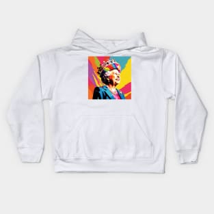 Elizabeth II Pop Art 1 Kids Hoodie